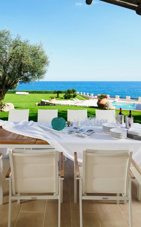 Blu Moon: Balkon / terras / patio, Buitenshuis, Keer bekeken, Tuin