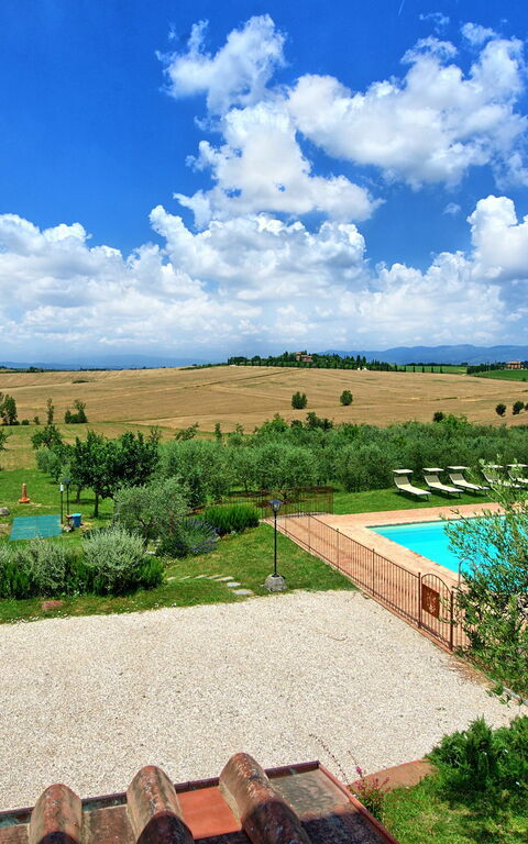 Villa Farneta: Tuin, zwembad