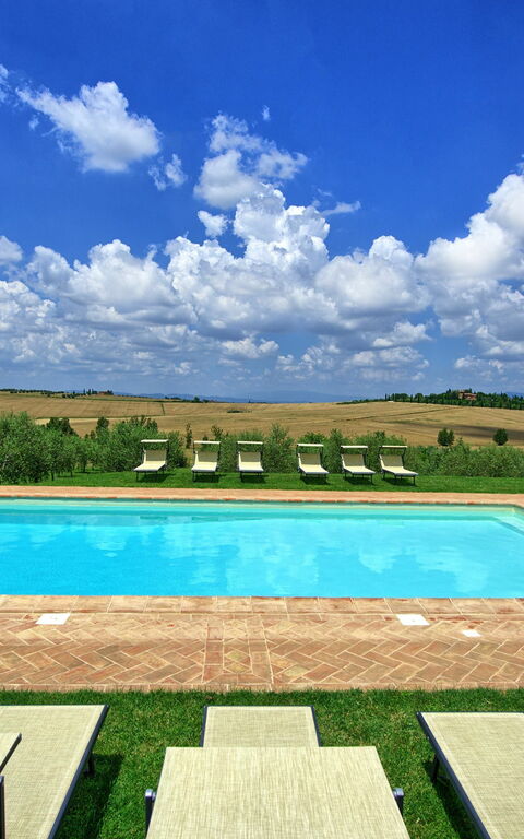 Villa Farneta: Tuin, zwembad