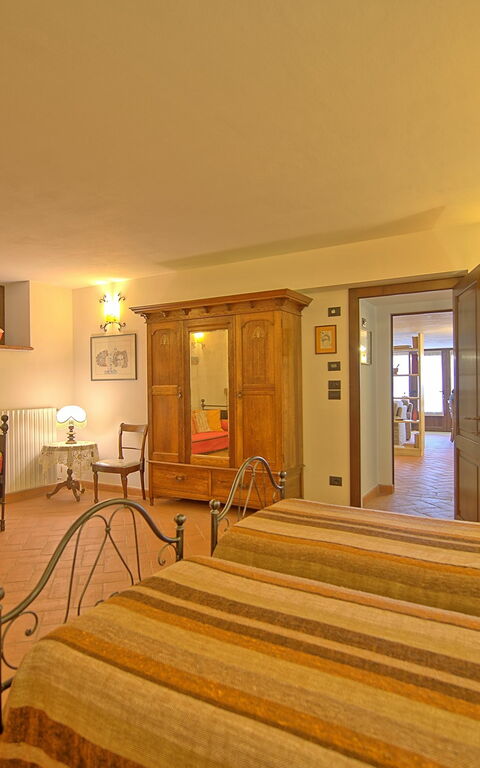 Villa Farneta: slaapkamer