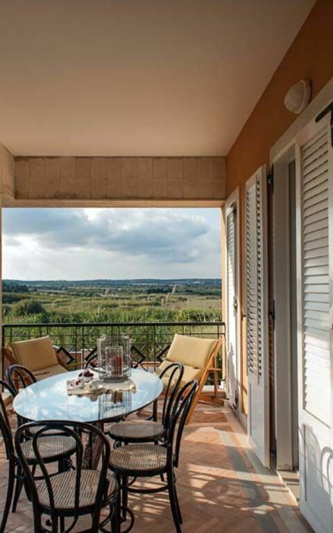 Villa Vendicari: Balkon / terras / patio, Buitenshuis