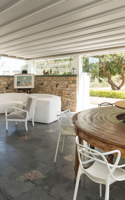 Villa Luna: Woonkamer