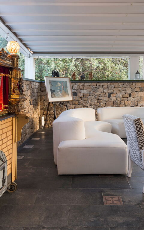 Villa Luna: Woonkamer