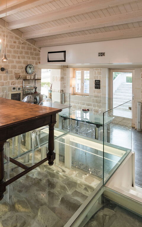 Villa Luna: Keuken, Woonkamer