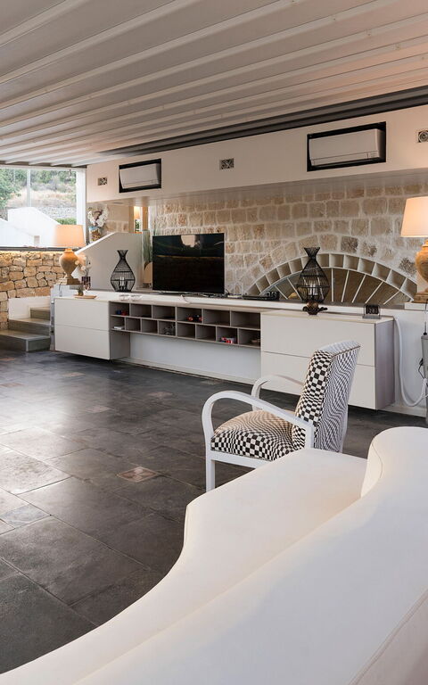 Villa Luna: Woonkamer