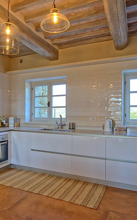 Villa Giacomo: Keuken, Lunchroom