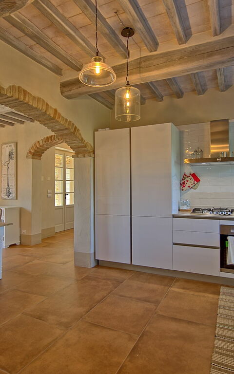 Villa Giacomo: Keuken, Lunchroom