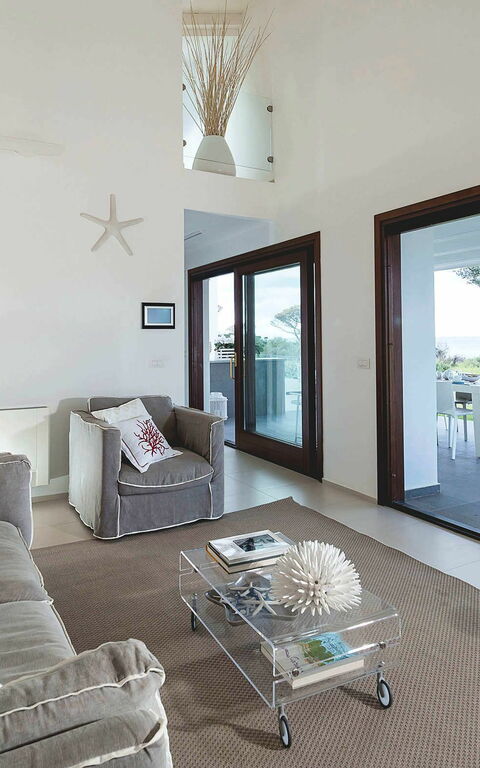 Villa Nettuno: Woonkamer