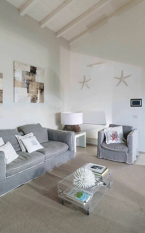 Villa Nettuno: Woonkamer