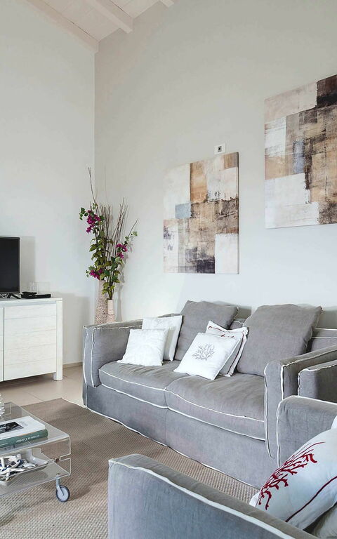 Villa Nettuno: Woonkamer