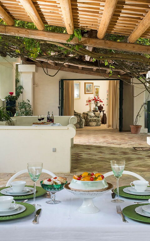 Villa San Ciro: Balkon / terras / patio