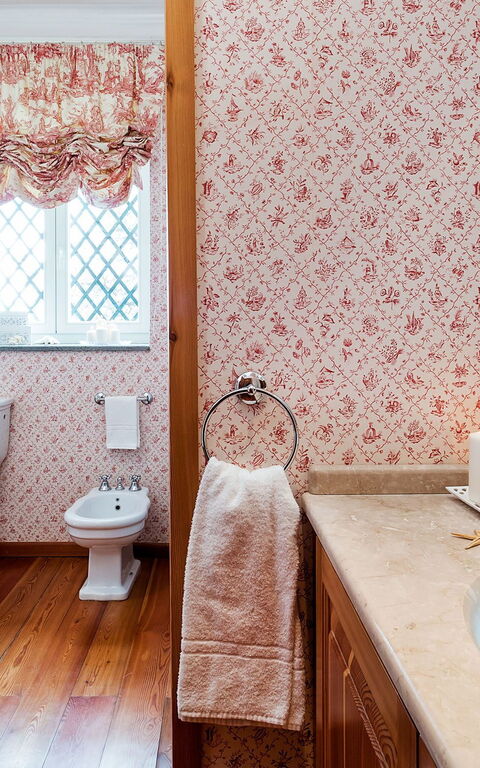 Villa La Capinera: Badkamer