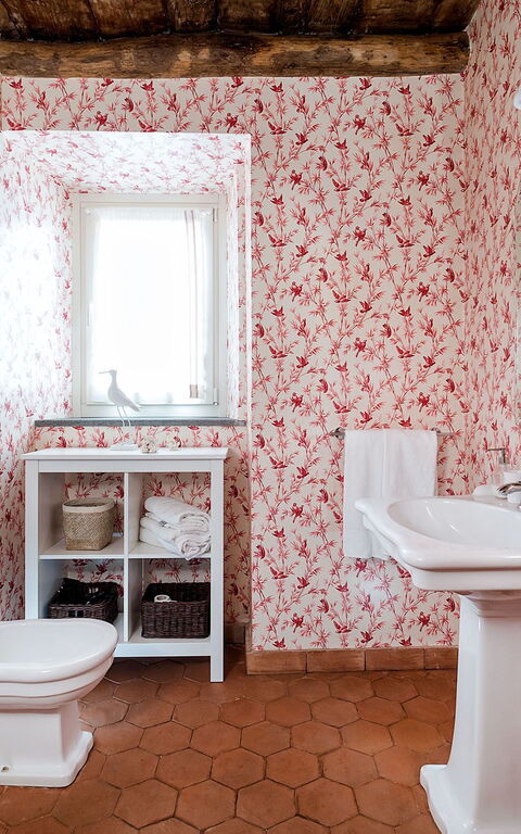 Villa La Capinera: Badkamer