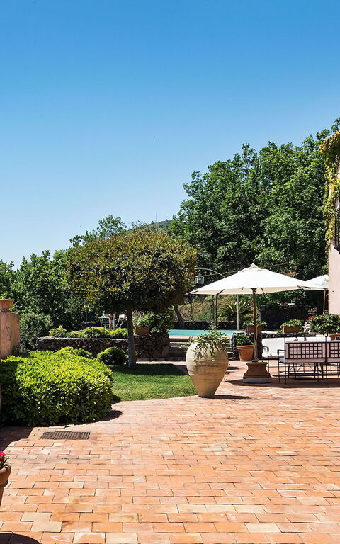 Villa La Capinera: Buitenshuis