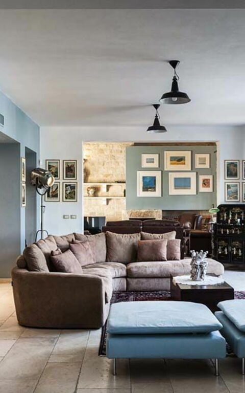 Villa Casi o Cantu: Woonkamer