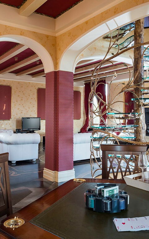 Villa Drago Spa: Lunchroom, Woonkamer