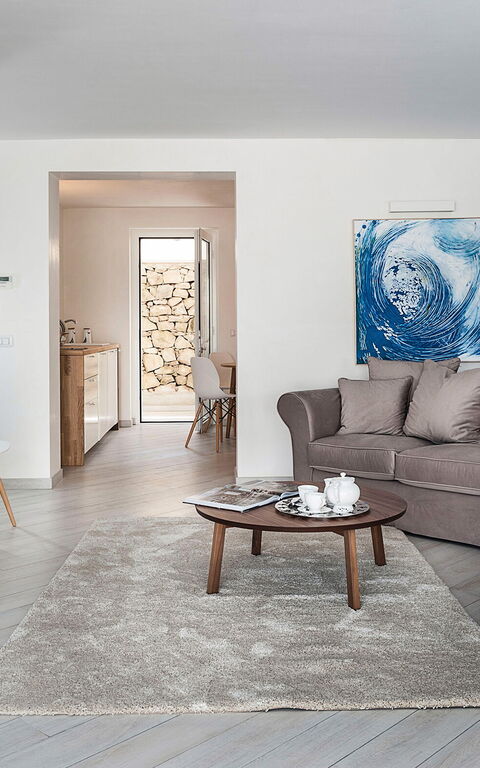 Villa Blumarine: Woonkamer