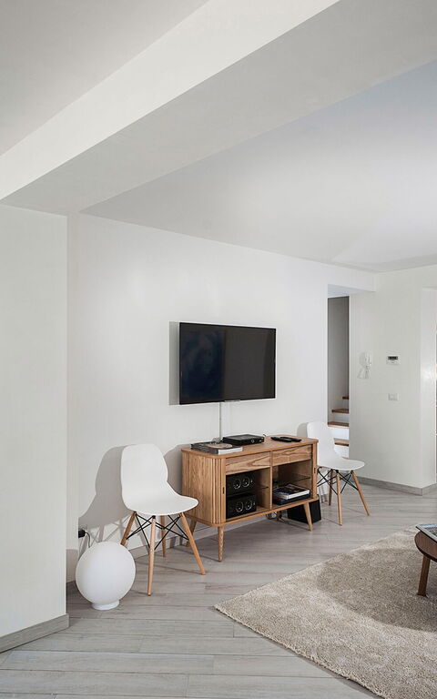 Villa Blumarine: Woonkamer