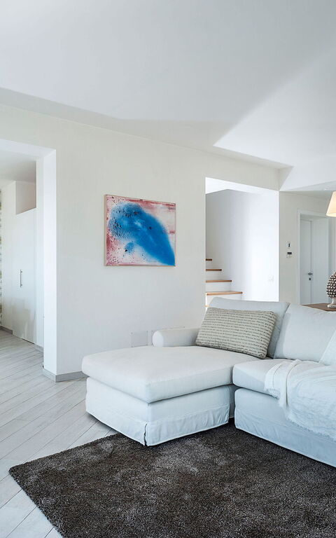 Villa Blumarine: Woonkamer