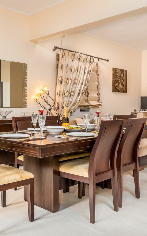 Villa Giador: Lunchroom, Woonkamer