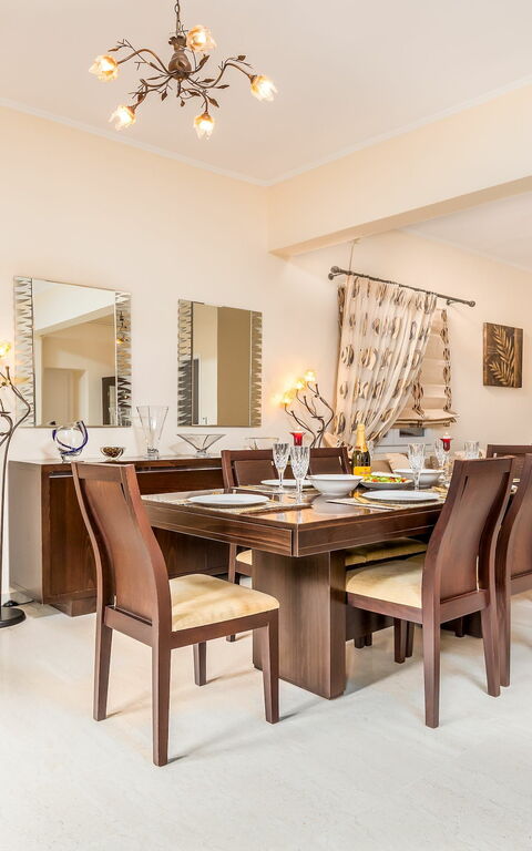 Villa Giador: Lunchroom, Woonkamer