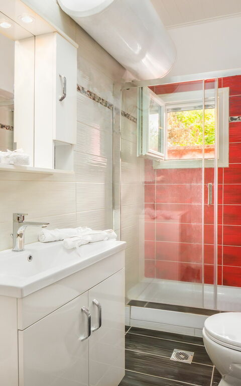 Villa Giador: Badkamer