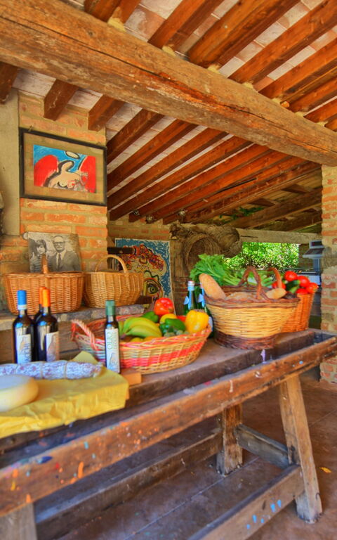 Villa Edo: Buitenshuis, Lunchroom, slaapkamer