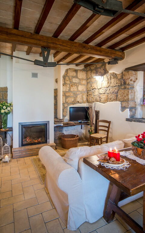 Villa Civita-Old: Woonkamer