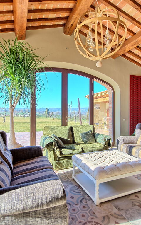 Villa Massimiliano: Woonkamer