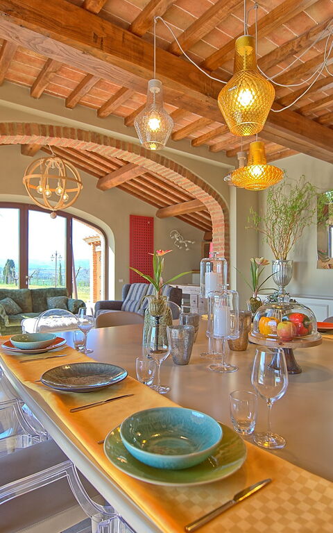 Villa Massimiliano: Lunchroom, Woonkamer