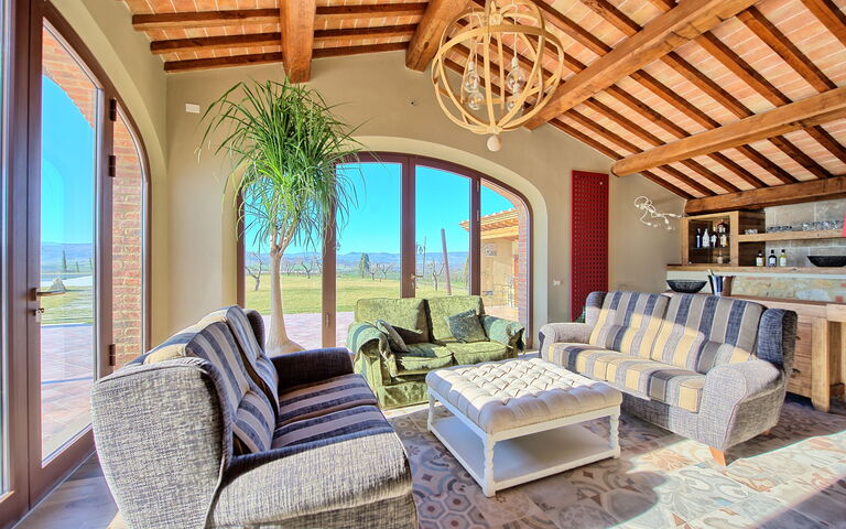 Villa Massimiliano: Woonkamer