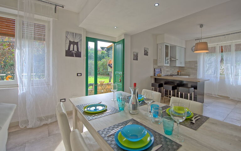 Casa Al Bosco: Keuken, Lunchroom