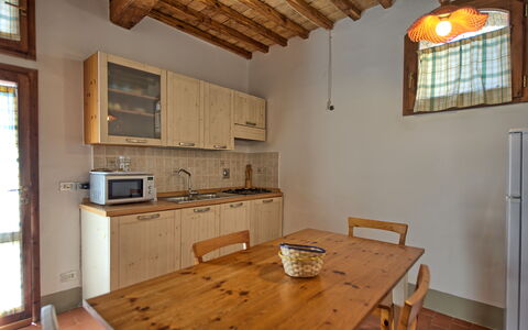 Accommodatie Orciaia: Keuken, Lunchroom