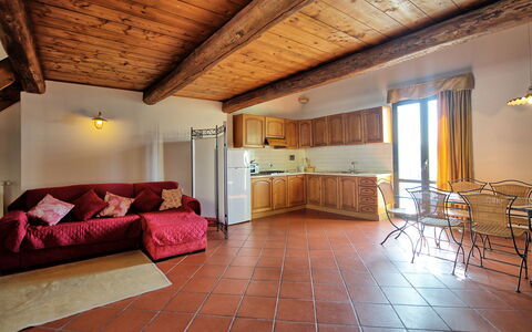 Accommodatie Fienile: Keuken, Lunchroom, Woonkamer