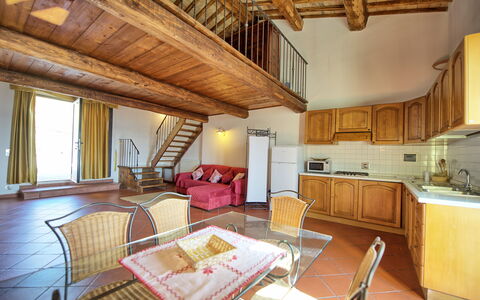 Accommodatie Fienile: Keuken, Lunchroom, Woonkamer