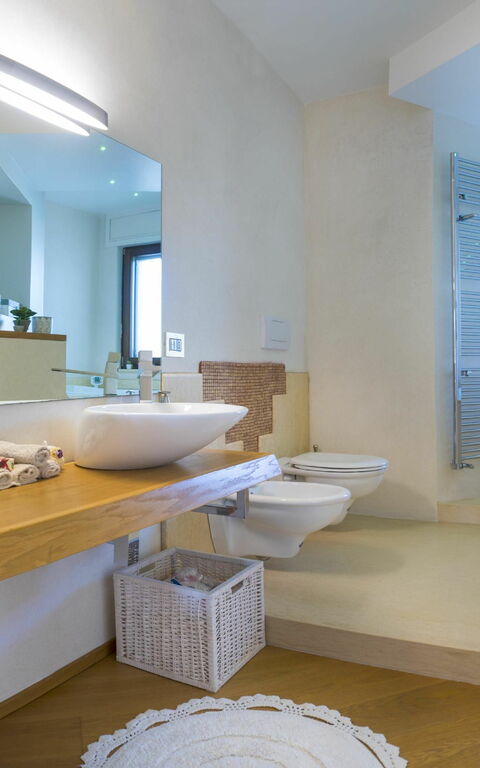 Villa Modigliani: Badkamer