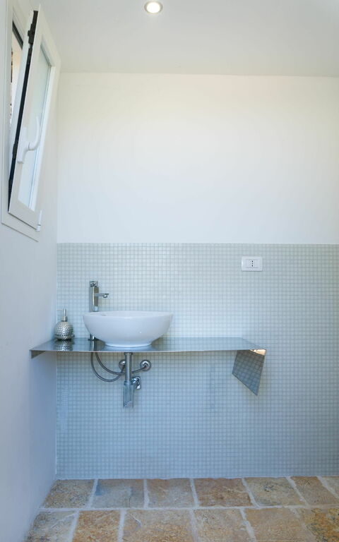 Villa Modigliani: Badkamer