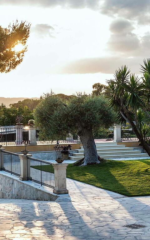 Villa Carolina: Buitenshuis, Tuin