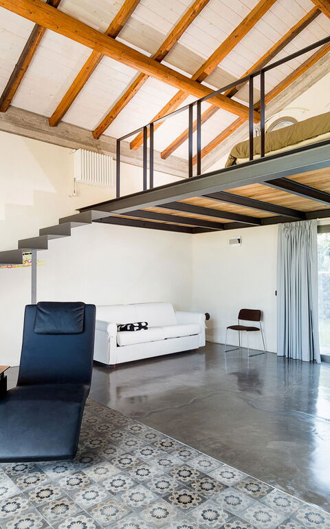 Villa Torre Etnea: Woonkamer