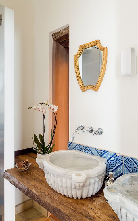 Villa Torre Etnea: Badkamer