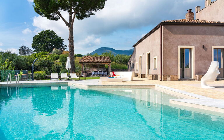 Villa Torre Etnea: zwembad