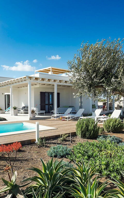 Villa San Lorenzo Rosmarino: Buitenshuis, Tuin