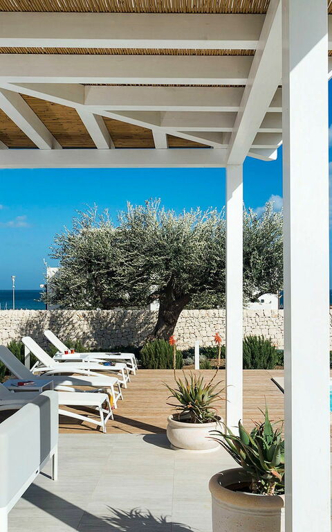 Villa San Lorenzo Rosmarino: Balkon / terras / patio, Buitenshuis