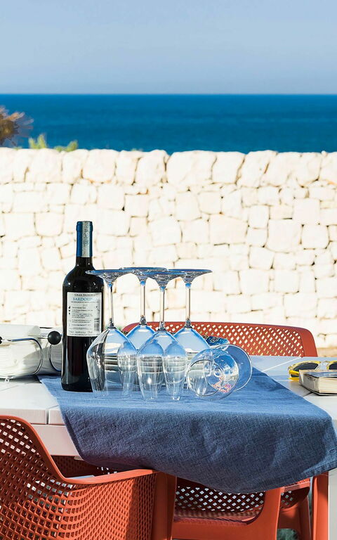 Villa San Lorenzo Rosmarino: Balkon / terras / patio, Buitenshuis