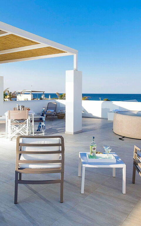 Villa San Lorenzo Rosmarino: Balkon / terras / patio, Buitenshuis