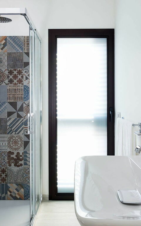 Villa San Lorenzo Rosmarino: Badkamer