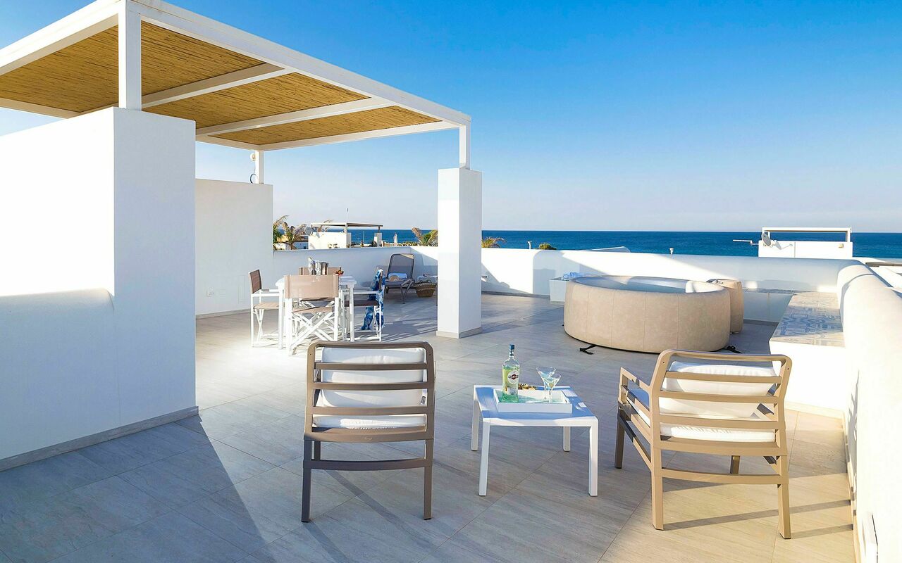 Villa San Lorenzo Rosmarino: Balkon / terras / patio, Buitenshuis