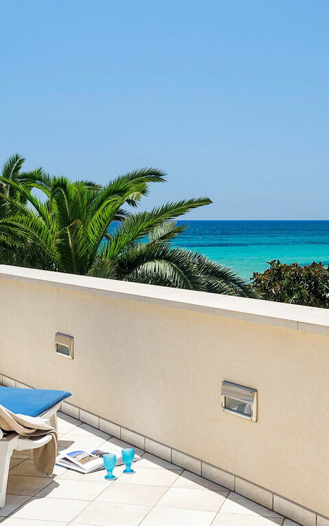 Villa La Plage: Balkon / terras / patio