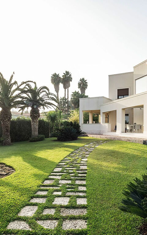 Villa La Plage: Buitenshuis, Keer bekeken, Tuin