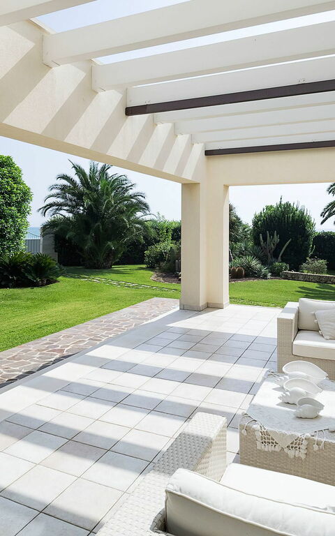 Villa La Plage: Balkon / terras / patio